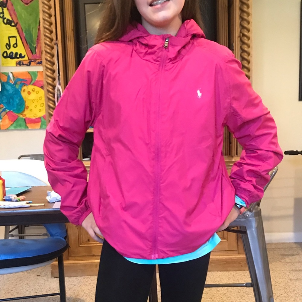 Girls lightweight Polo rain jacket